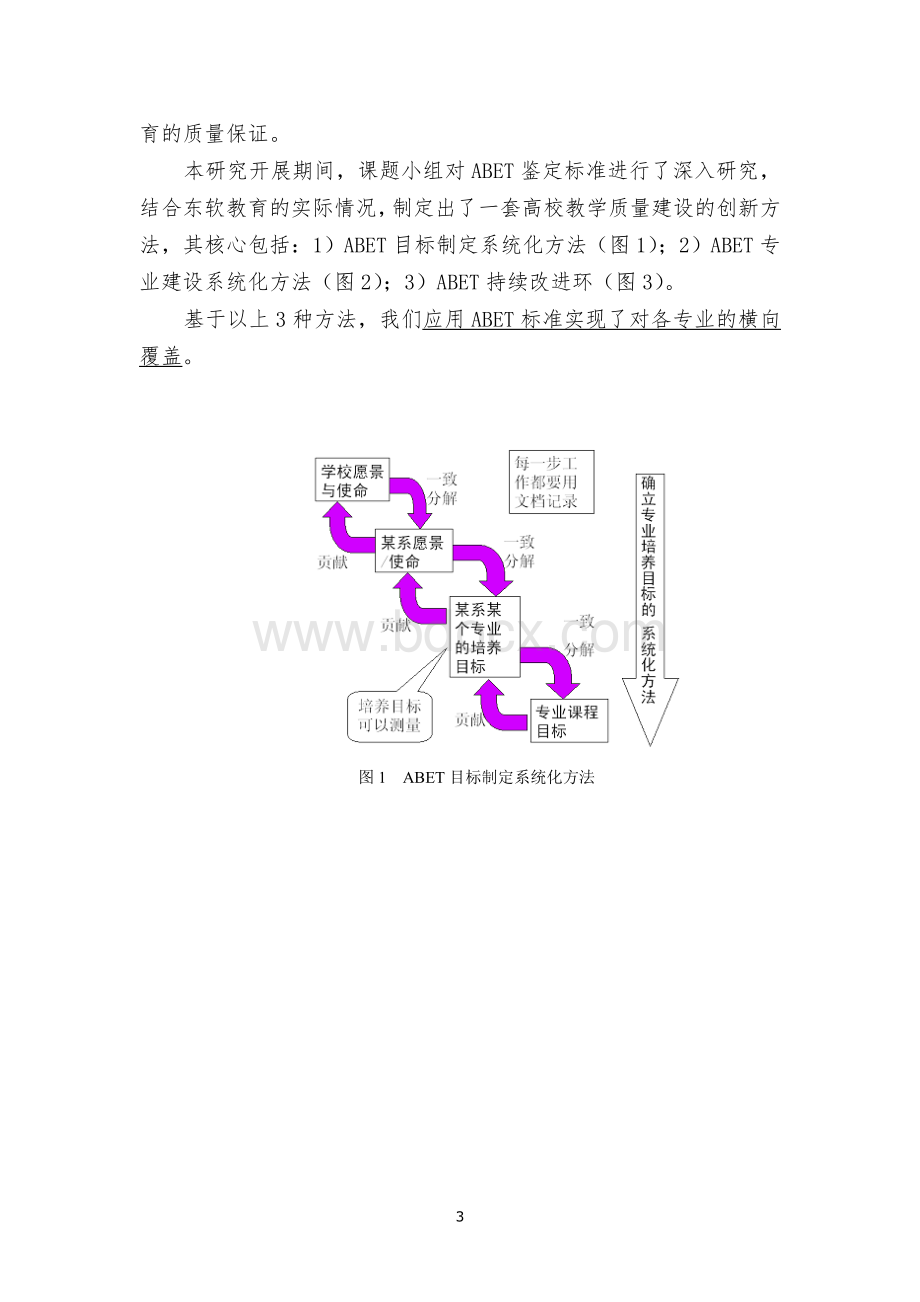 毕业设计(论文)-基于ABET的高校教学质量管理保障体系的建设与实践.doc_第3页