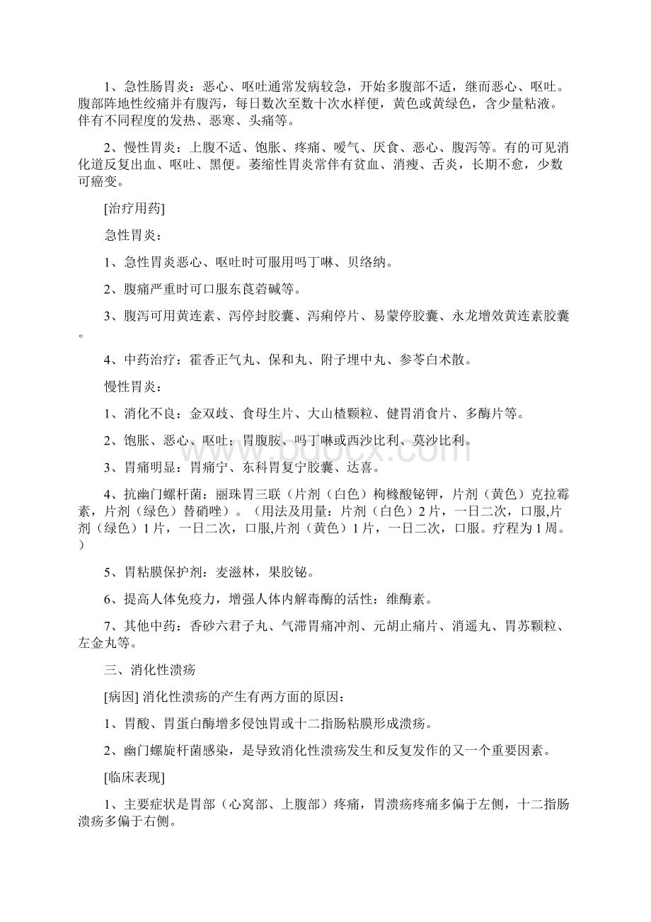 常用药品专业必备知识手册最新版.docx_第2页