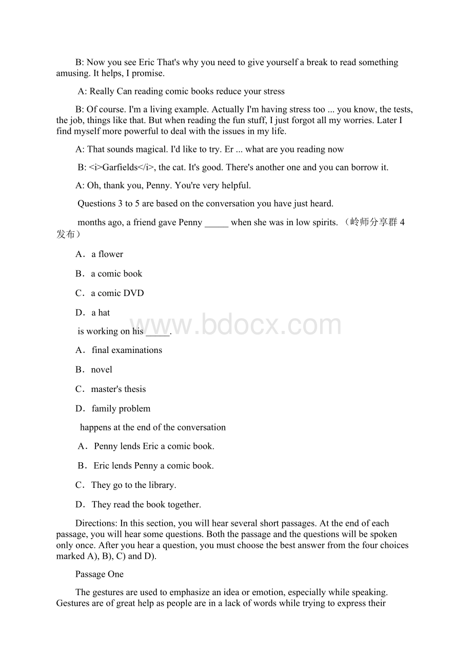 新世纪视听说教程2答案听力原文unit2.docx_第2页