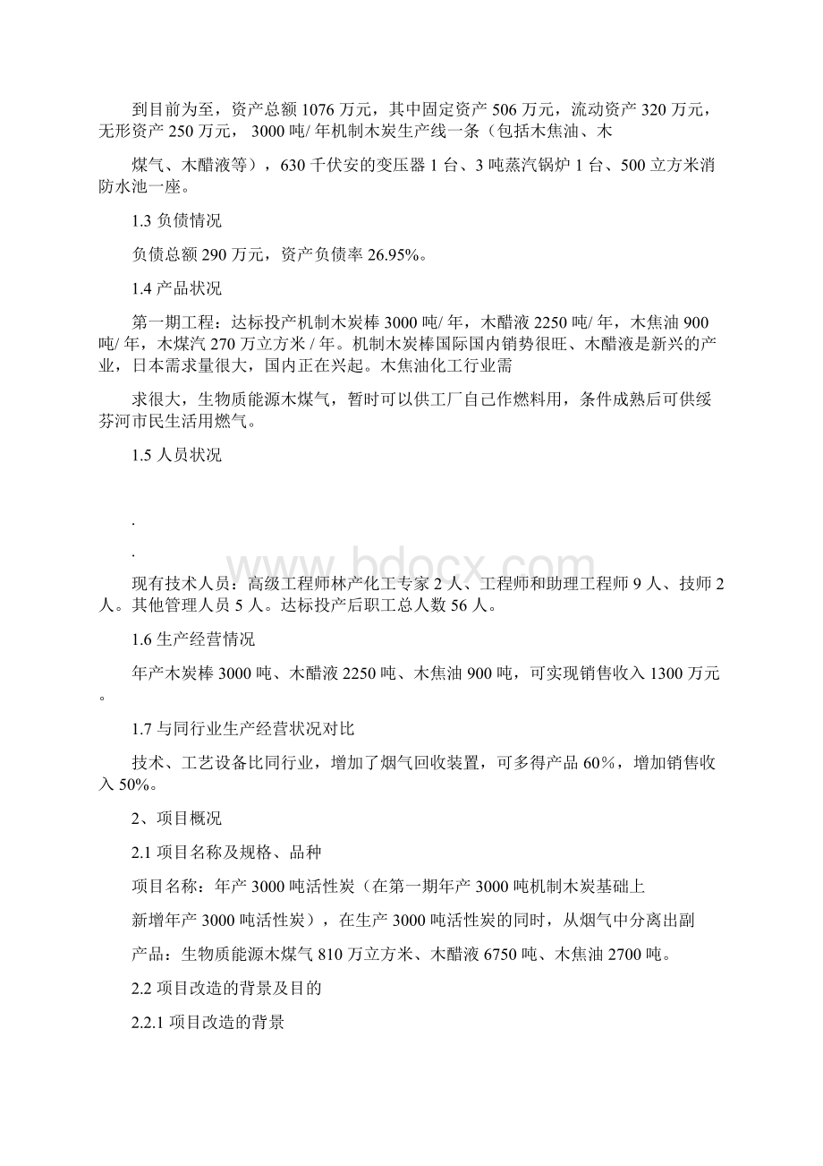 标准版技改项目可行性报告Word格式.docx_第3页