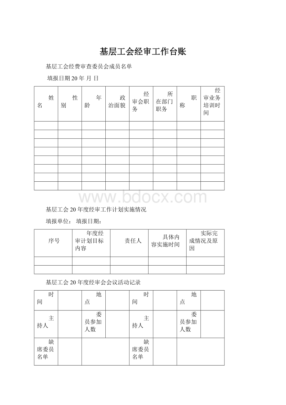 基层工会经审工作台账.docx