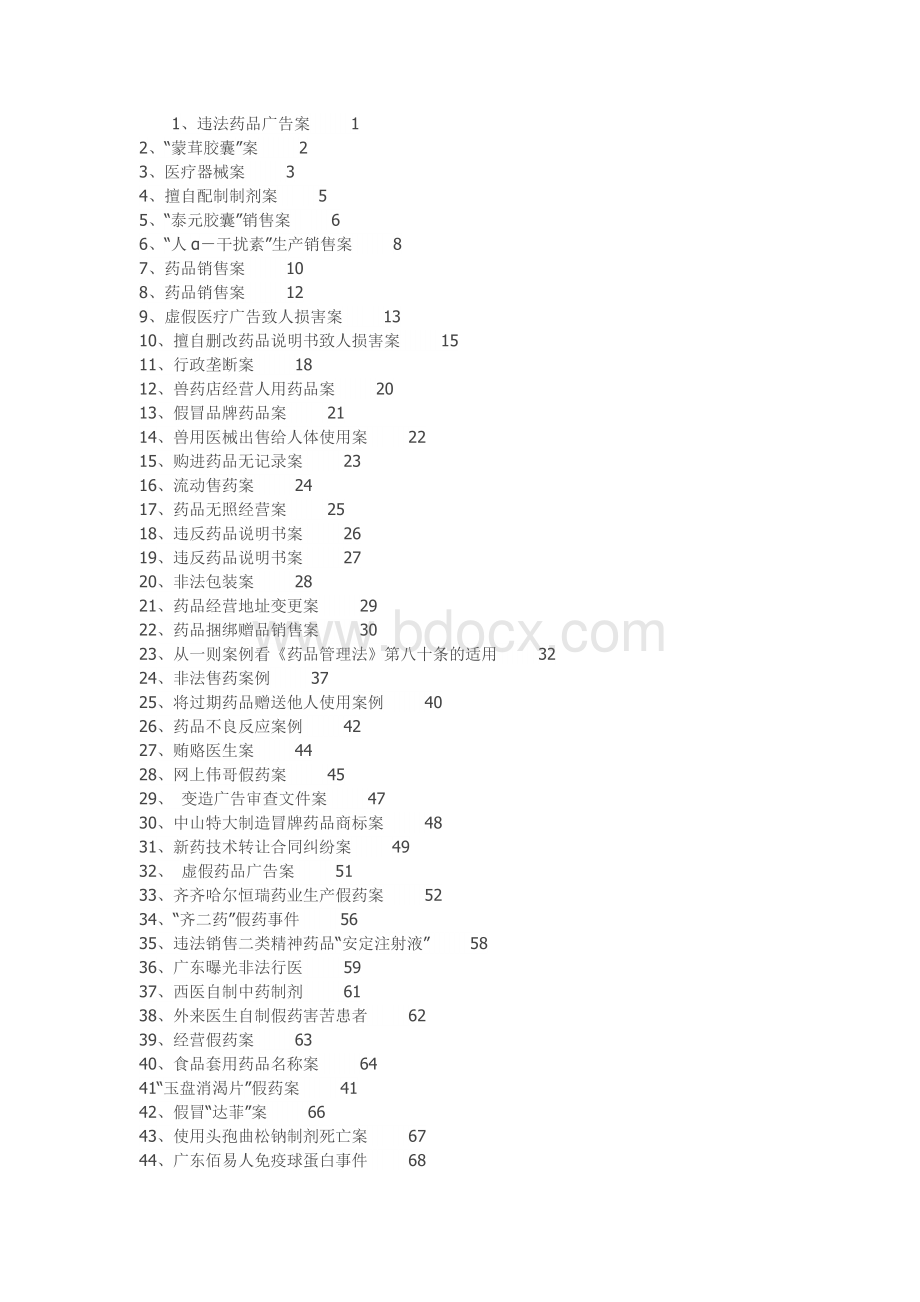 药事管理总案例Word格式文档下载.doc