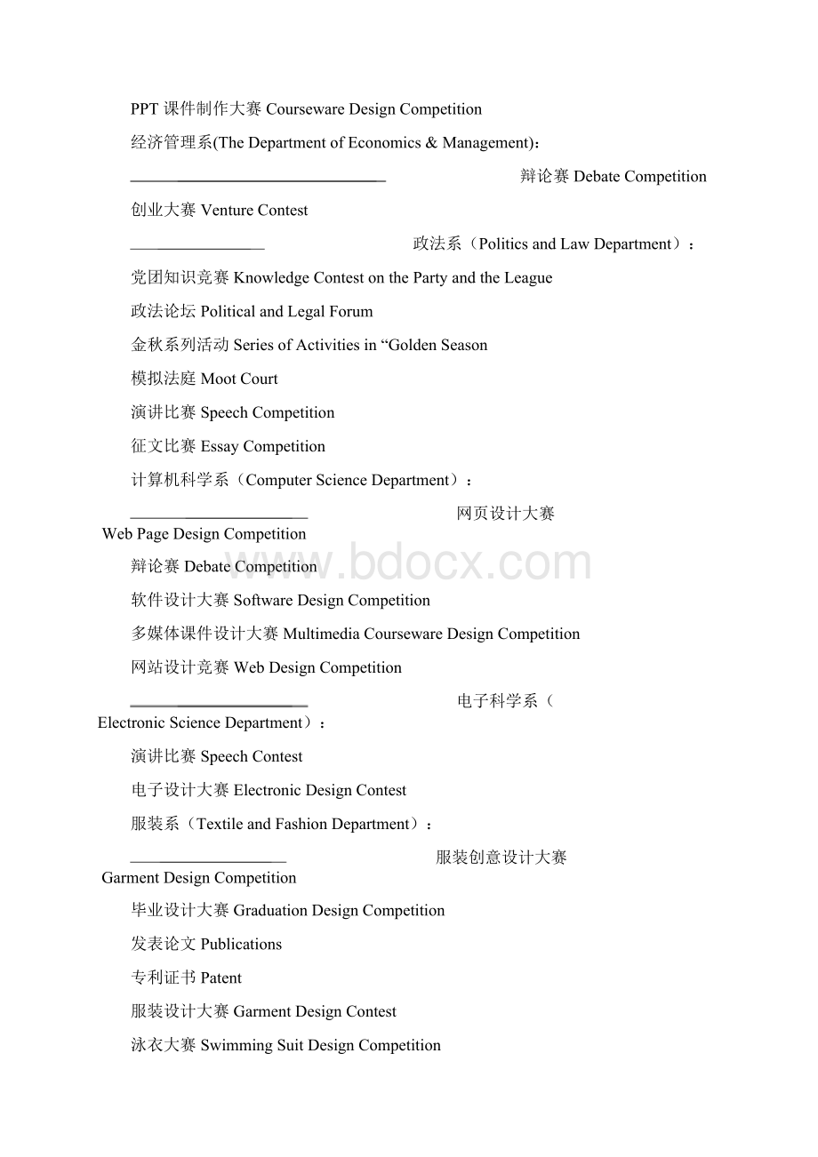 中英文对照各类荣誉称号.docx_第3页