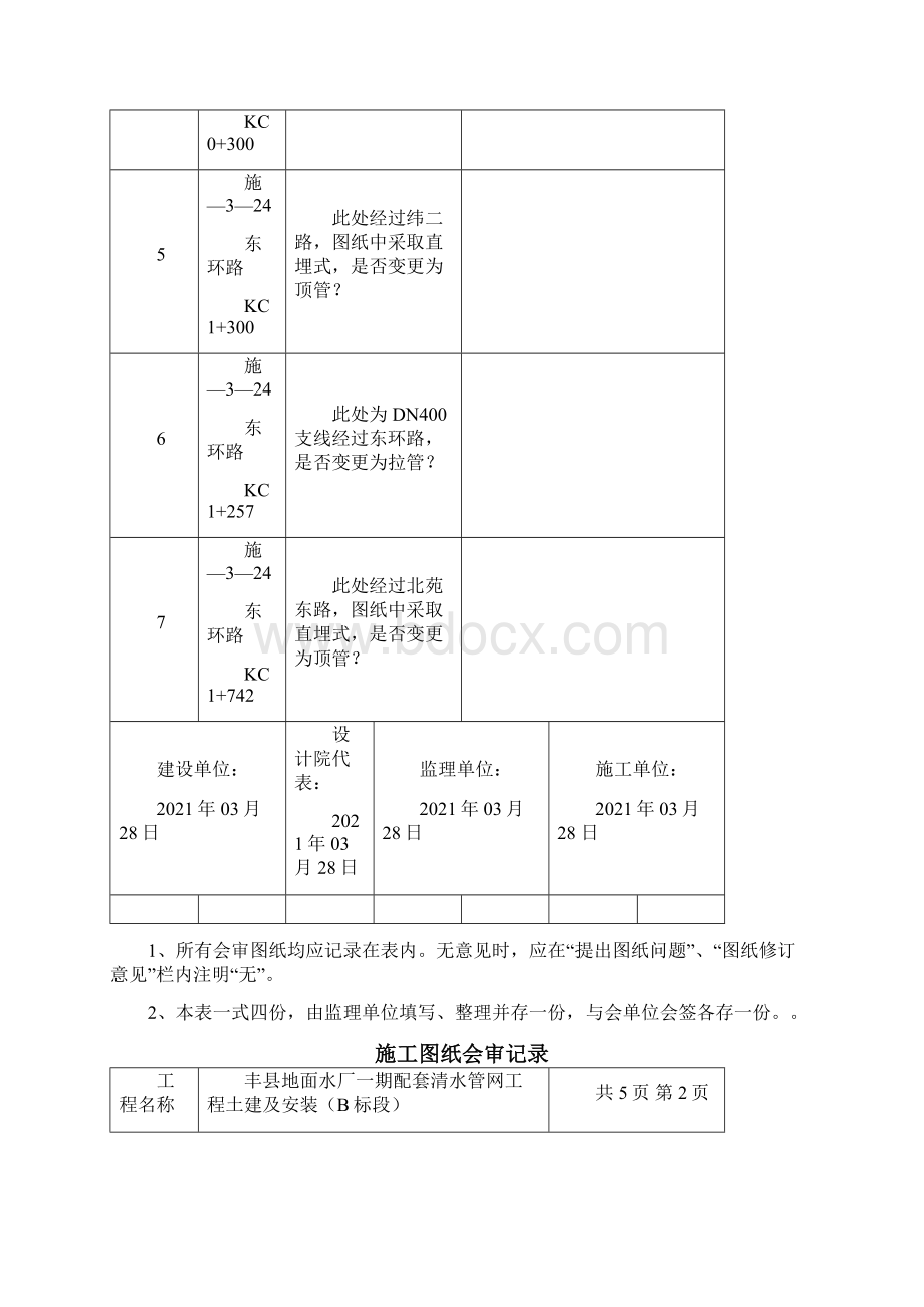 图纸会审记录表全集文档Word格式文档下载.docx_第3页