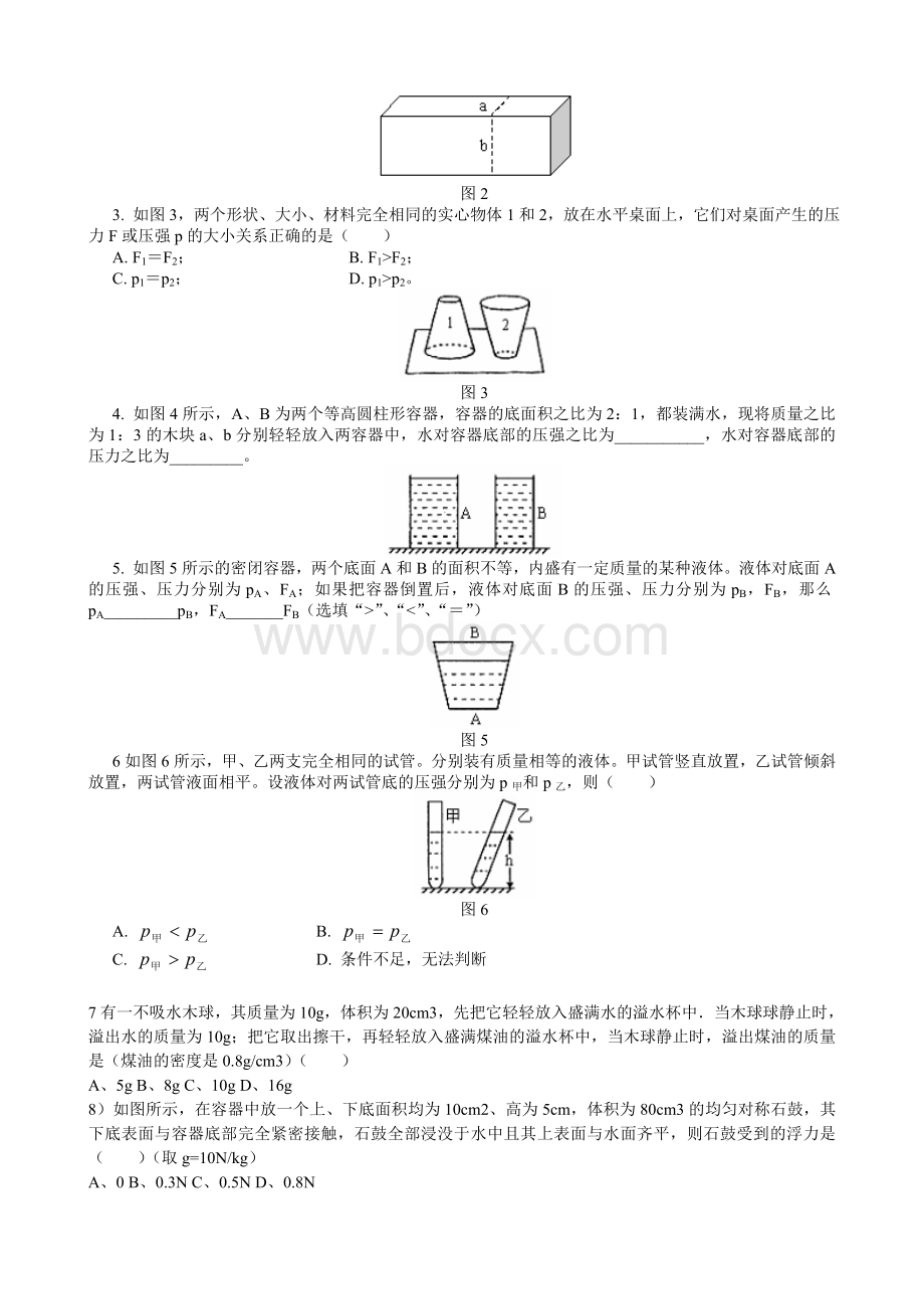 压强浮力经典易错题.doc_第2页