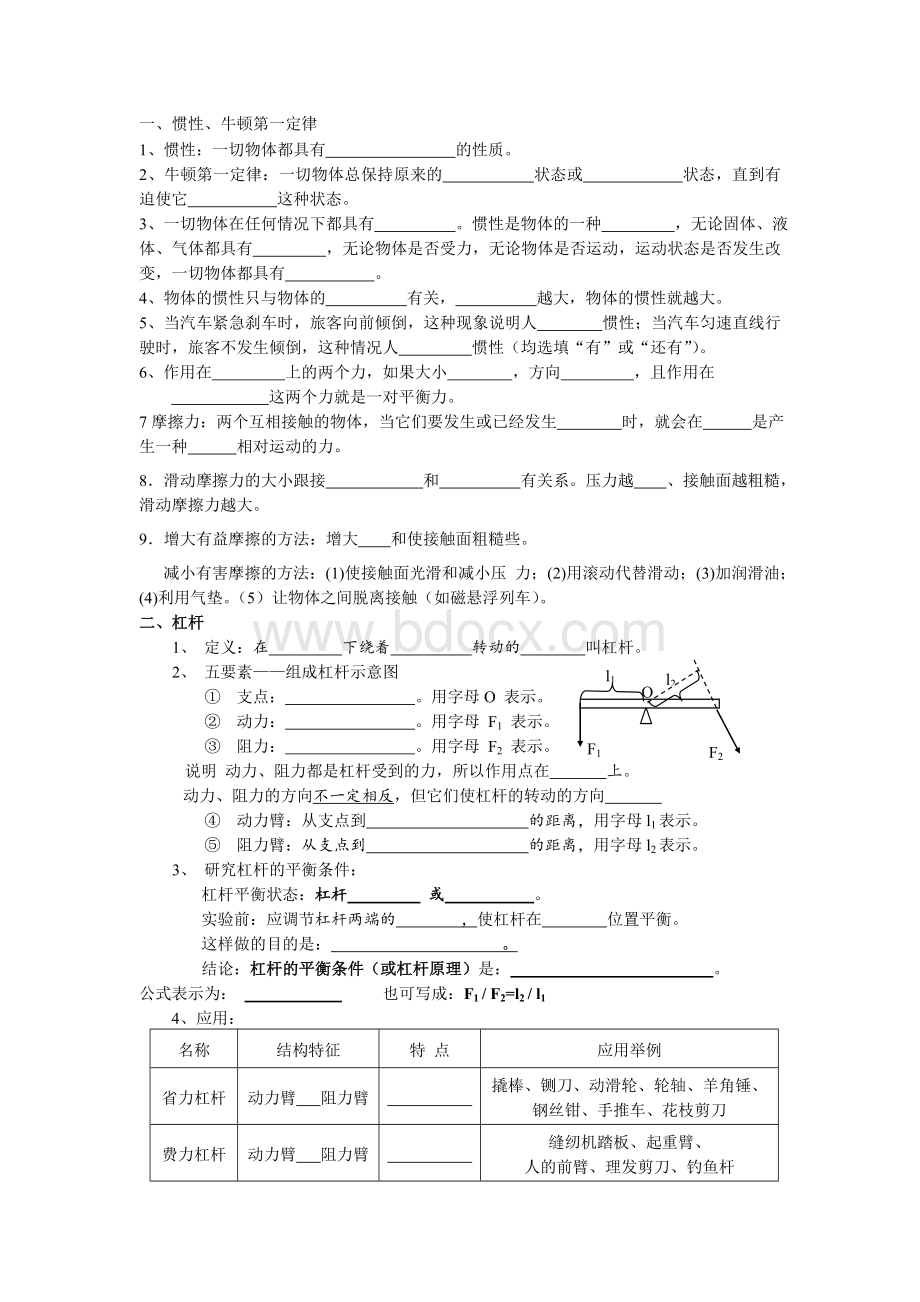 上海初二物理下册期末复习.doc_第1页