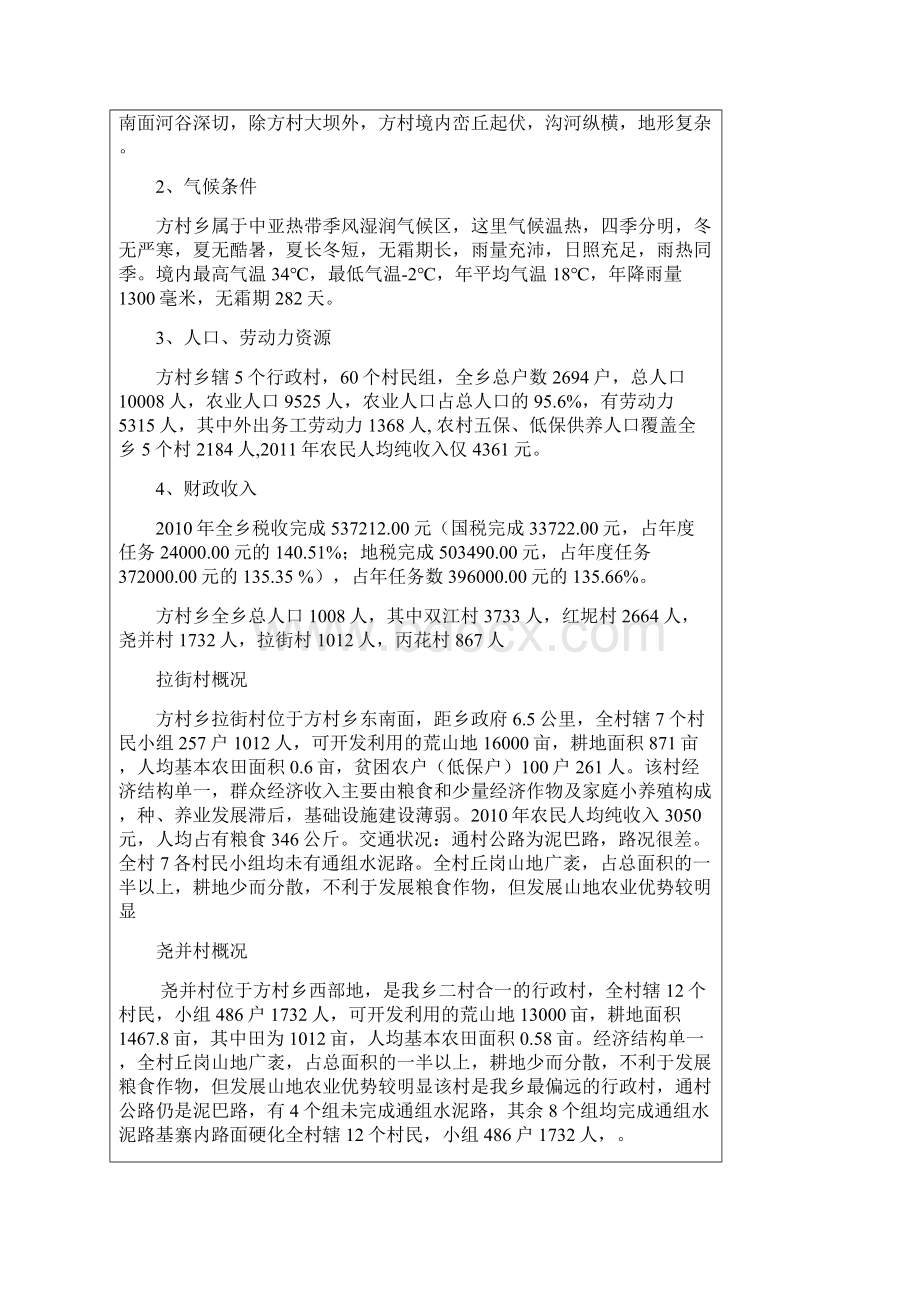 荔波县优质油茶种植项目申报计划书Word文件下载.docx_第3页
