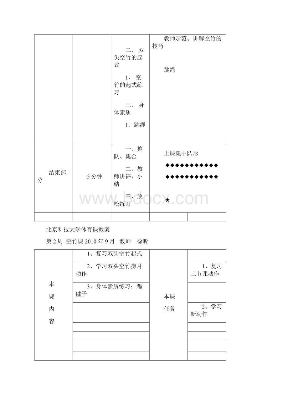 北京科技大学体育课教案2Word格式.docx_第3页