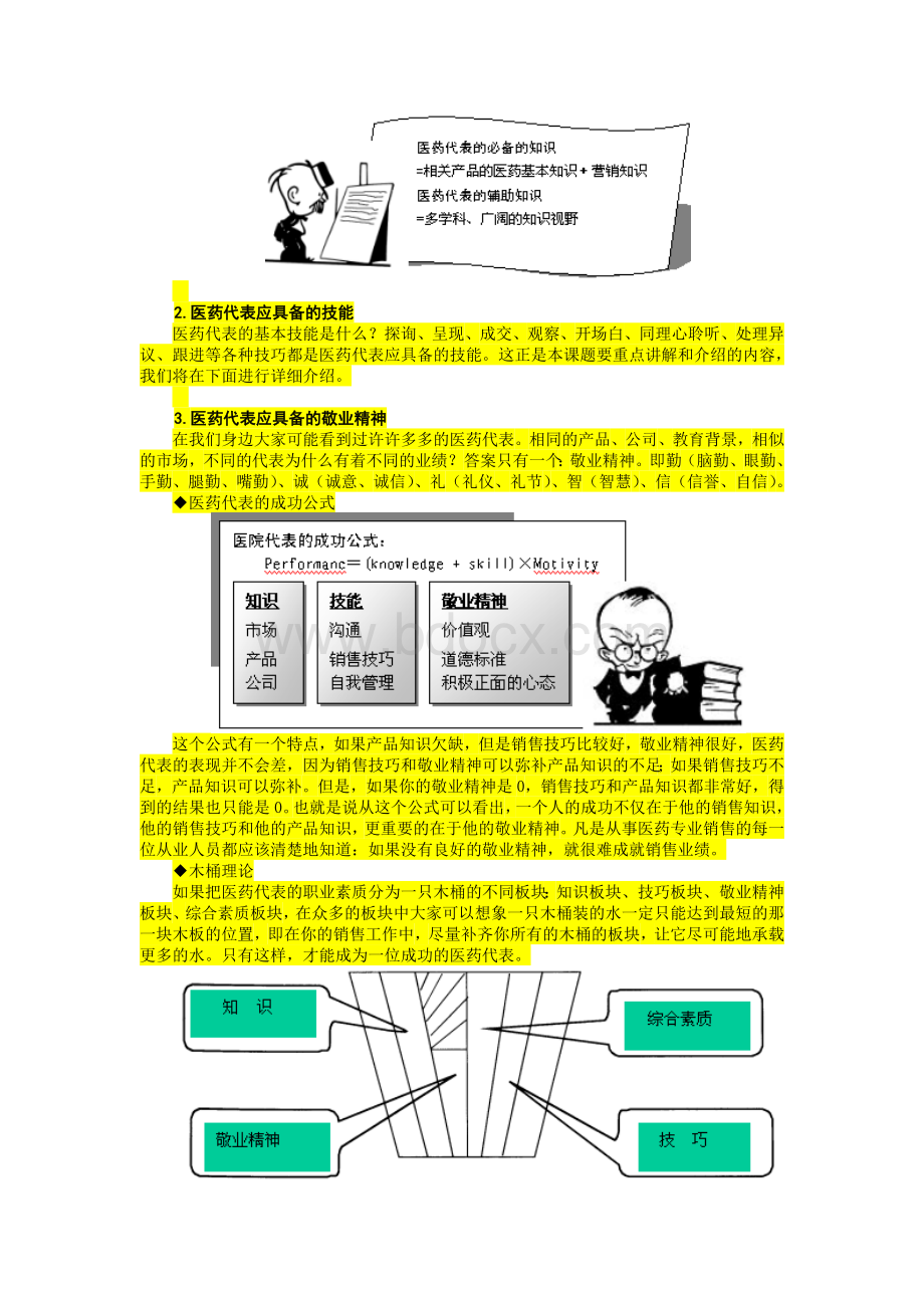 医药专业销售技巧讲义及答案.doc_第3页