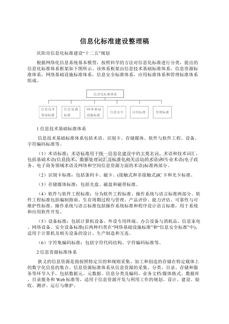 信息化标准建设整理稿Word下载.docx_第1页