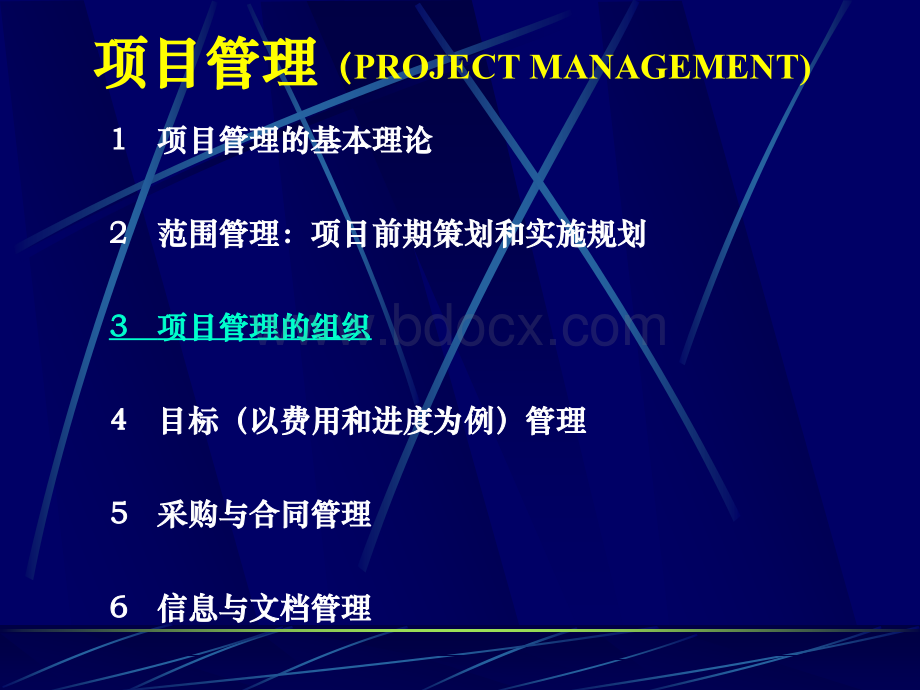 项目管理组织打印版.ppt