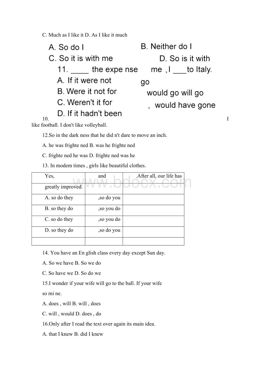 英语倒装句练习题及答案.docx_第2页