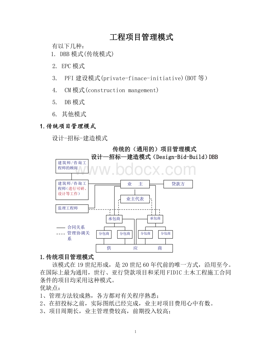 工程项目管理模式1Word格式.doc_第1页