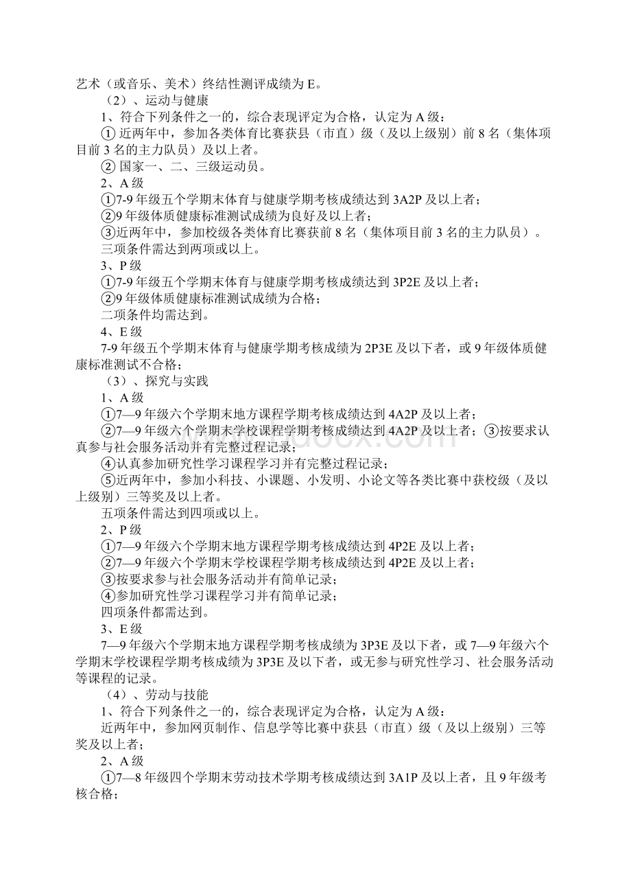 学生综合素质评价考核细则.docx_第2页