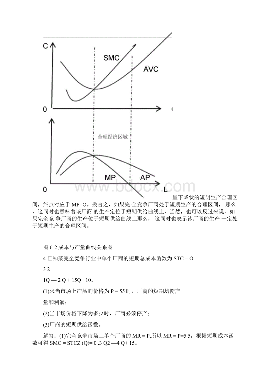 微观经济学原理课后习题及答案第六章完全竞争市场Word格式文档下载.docx_第2页