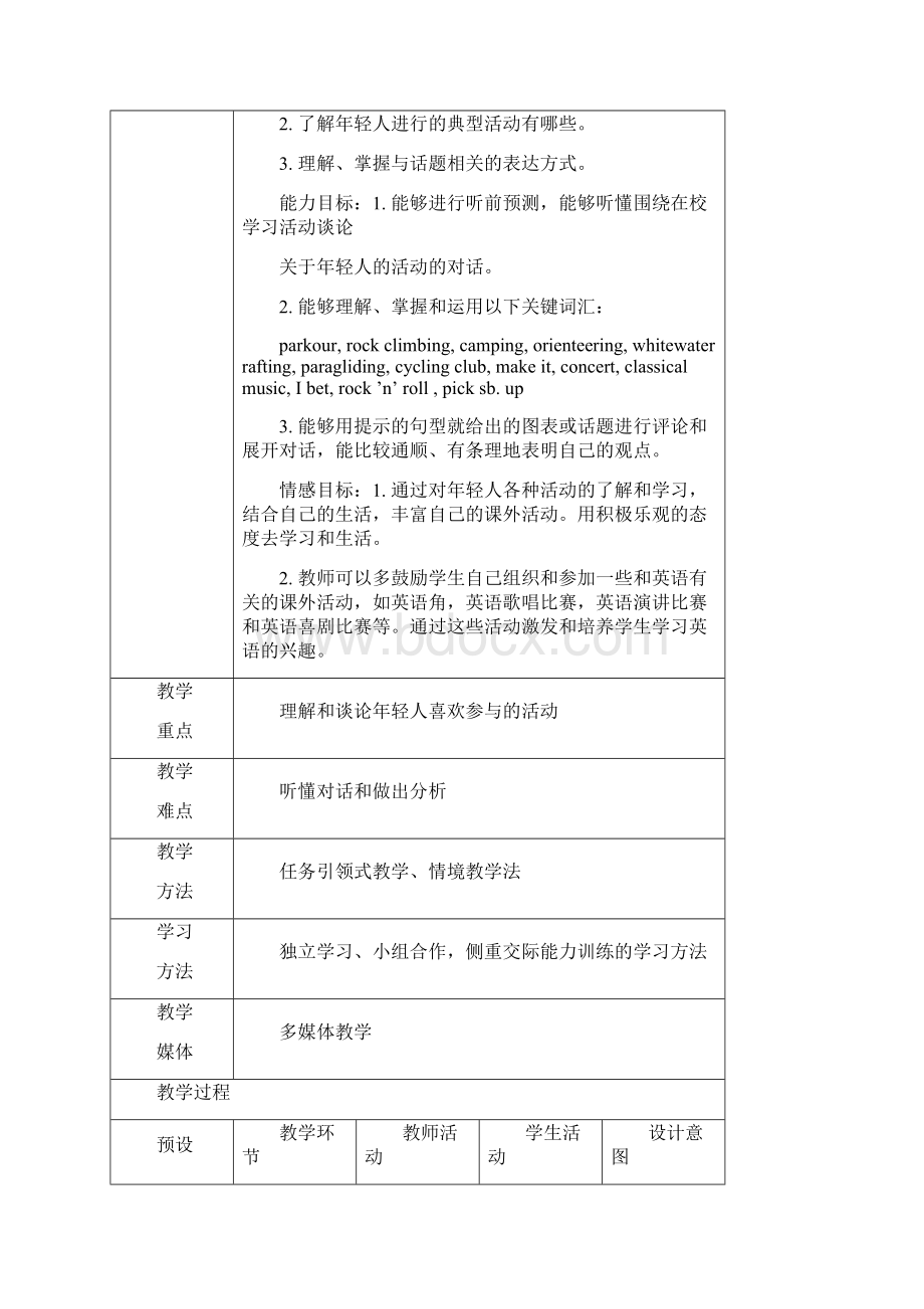 unit 1 新技能英语教学设计教案资料文档格式.docx_第3页