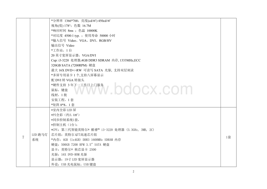 经济与管理学院金融综合实验室设备购置清单Word文档下载推荐.doc_第2页