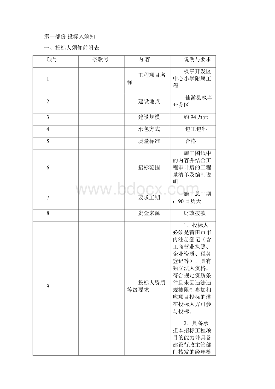枫亭开发区中小学附属工程.docx_第2页