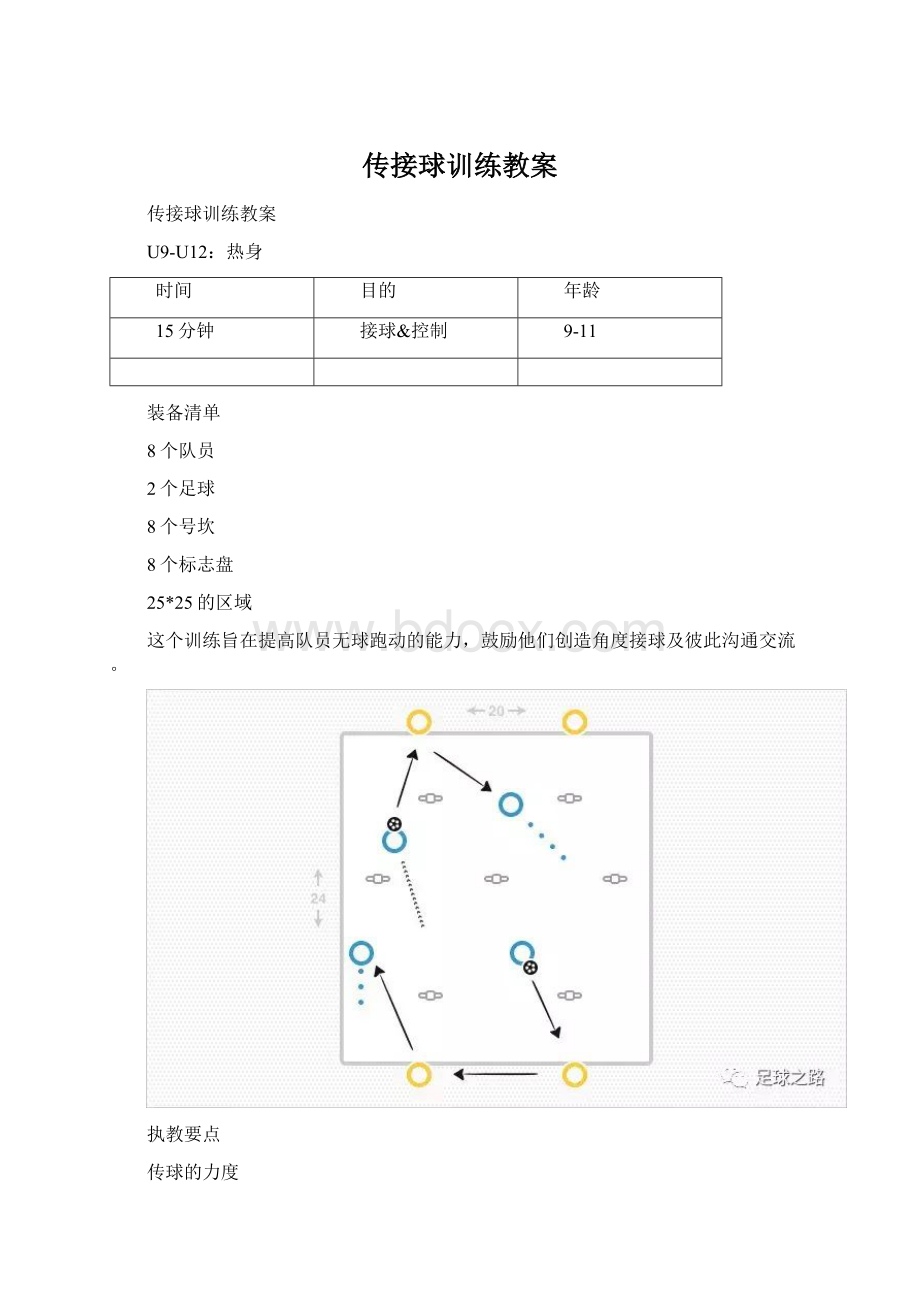 传接球训练教案.docx