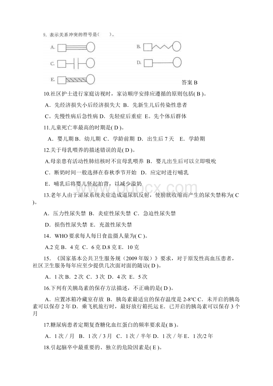 河南电大《社区护理学本》期末考试复习资料全.docx_第2页