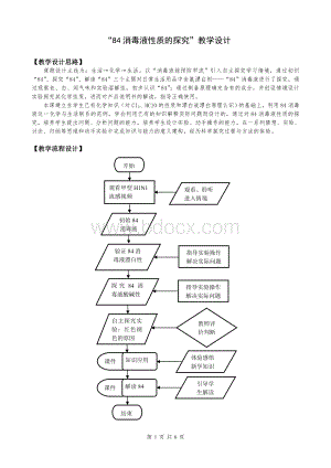 消毒液性质的探究Word格式文档下载.doc