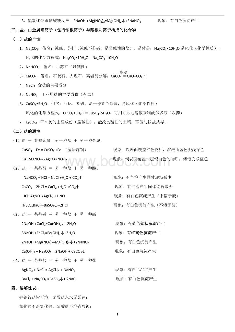 中考化学专题复习---《酸碱盐》(知识点+经典例题+经典习题)--提高篇Word格式.doc_第3页