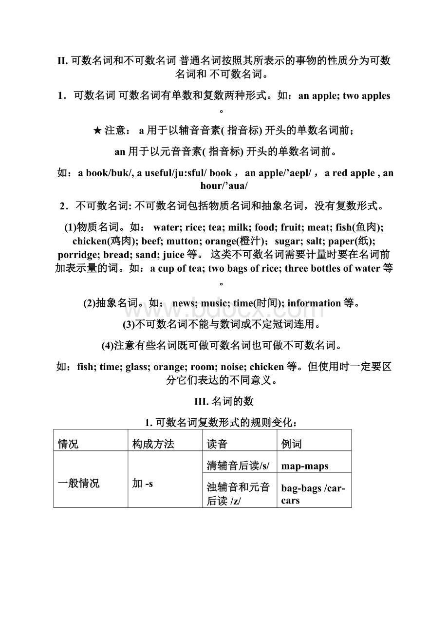 中考英语语法考点及练习题Word格式文档下载.docx_第2页