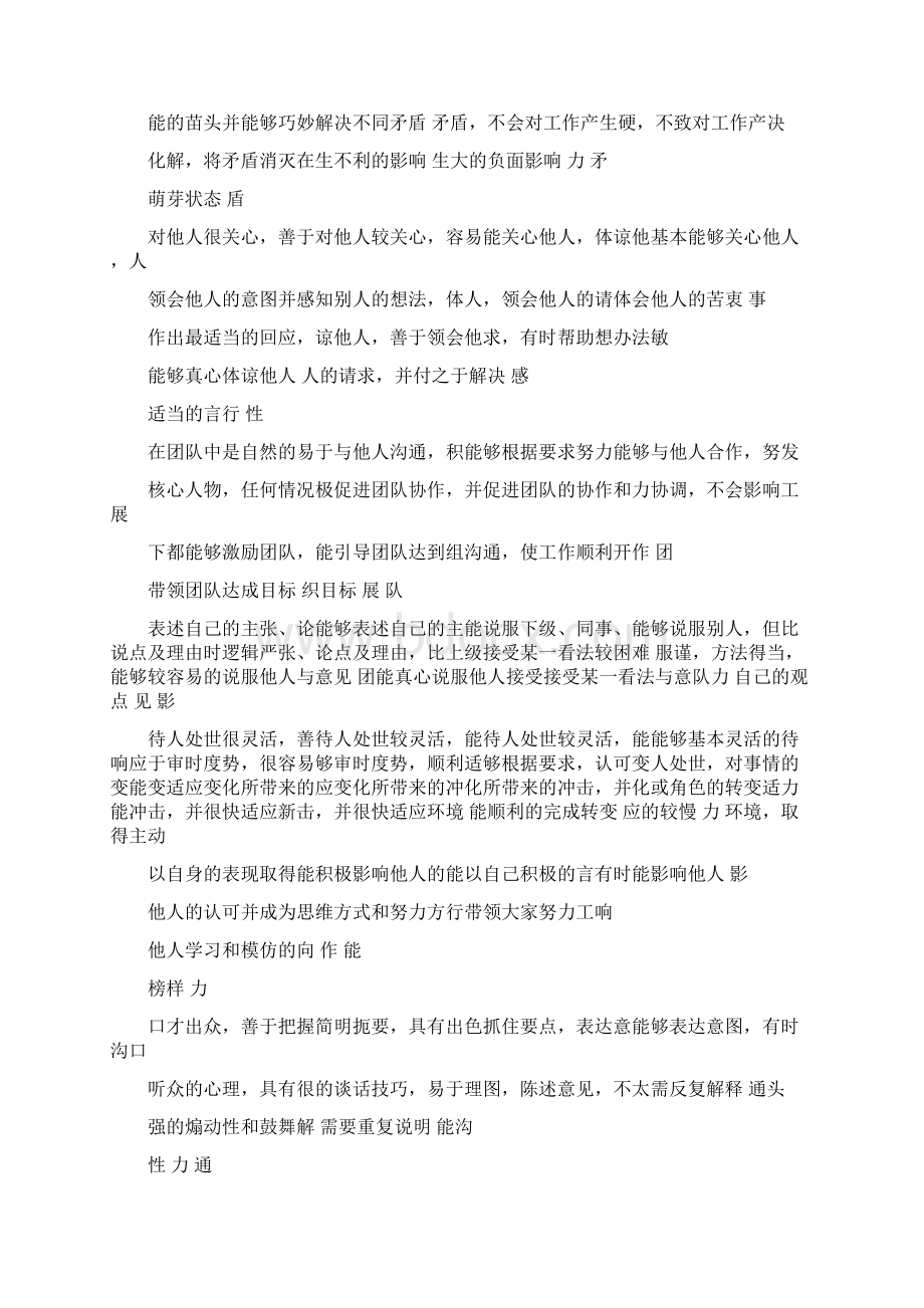 汇总职位序列岗位胜任能力评价标准参考Word文件下载.docx_第2页