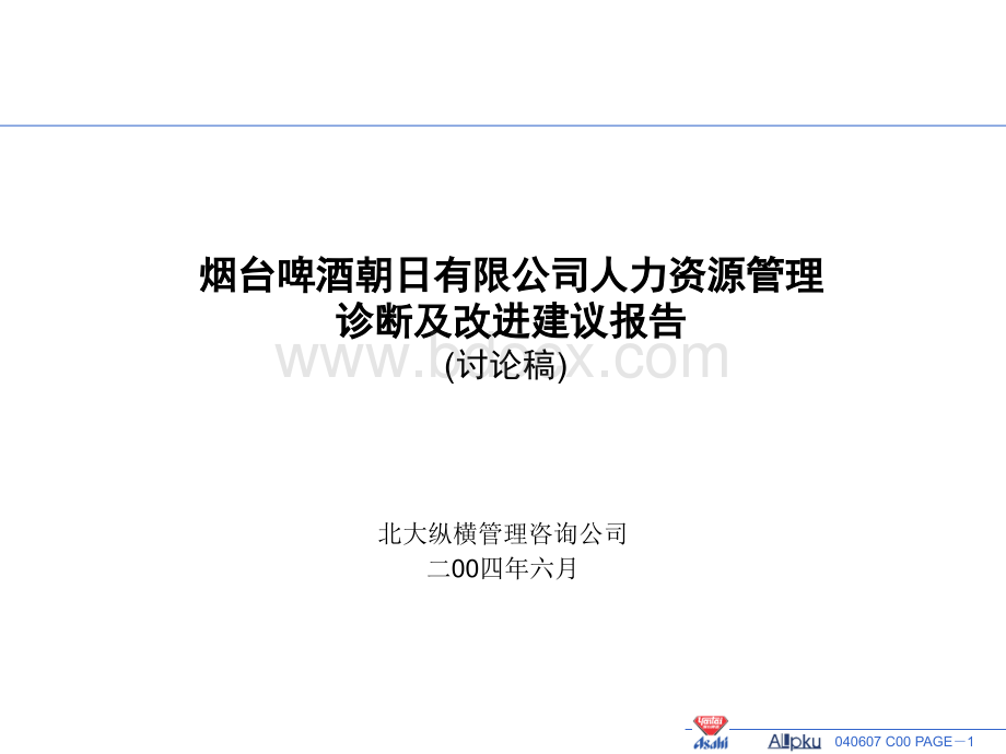 人力资源管理诊断报告-讨论稿PPT文件格式下载.ppt_第1页