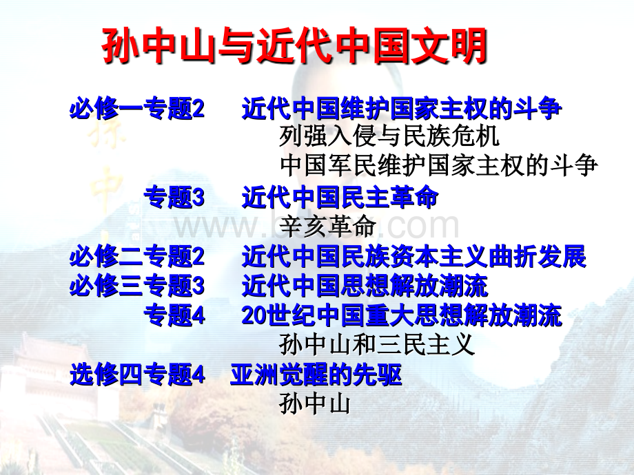 孙中山与近代中国文明之旧民主主义革命优质PPT.ppt