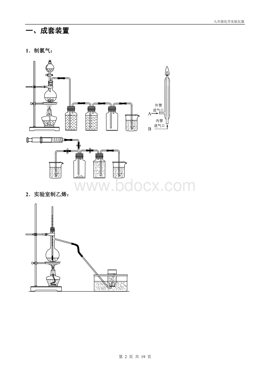 初中化学装置图大全(很好、很强大).doc_第2页