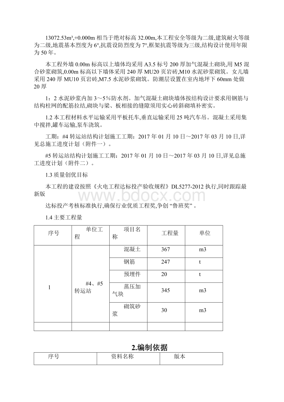 输煤转运站施工方案Word格式.docx_第2页