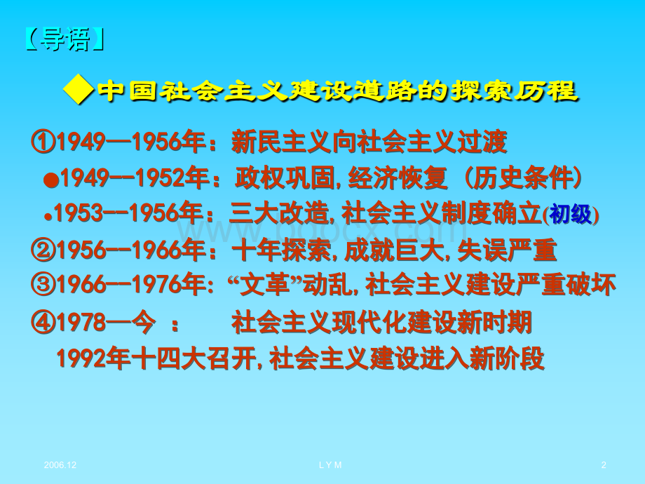 中国社会主义建设道路的探索[复习提纲PPT资料.ppt_第2页