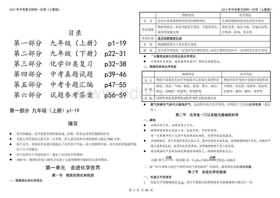 成都中考化学复习总结页Word文档下载推荐.doc_第1页