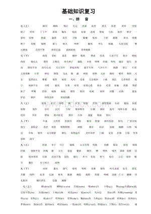 语文人教版中考总复习页Word格式文档下载.doc