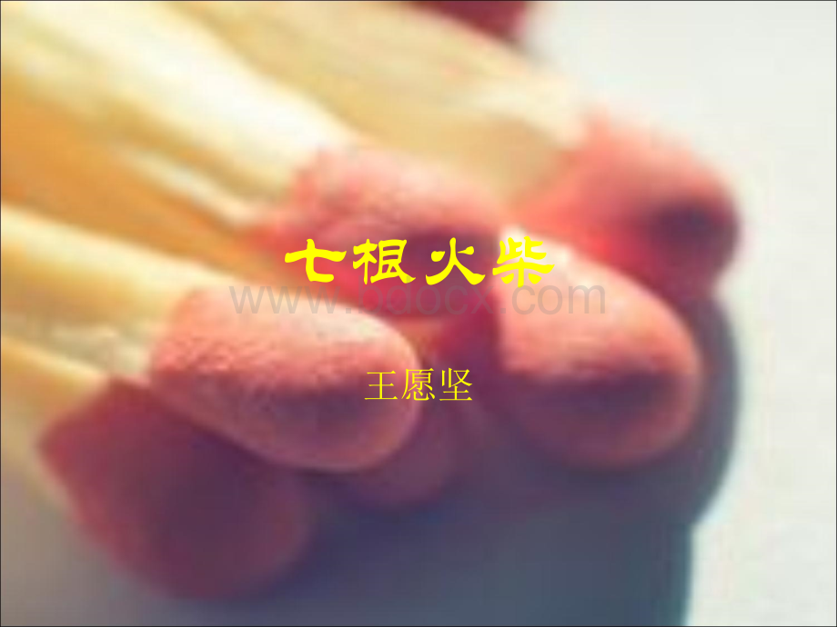 七根火柴PPT.ppt