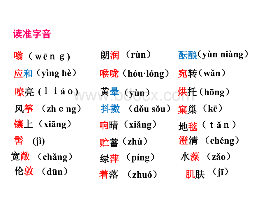 人教版2017年七年级语文上册：第一单元复习课件.ppt_第2页