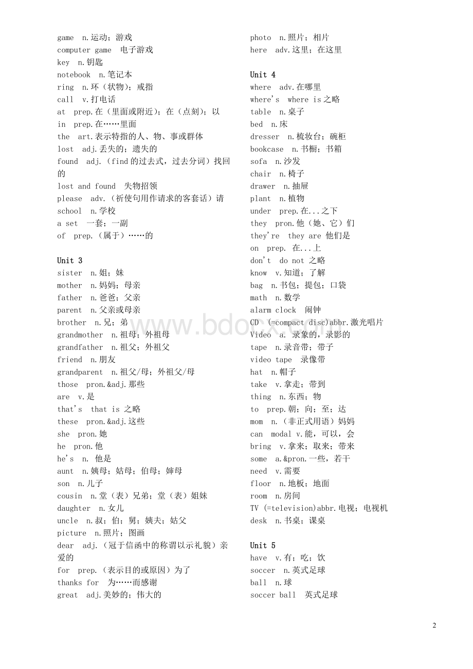 人教版新目标英语初中全单词Word下载.doc_第2页