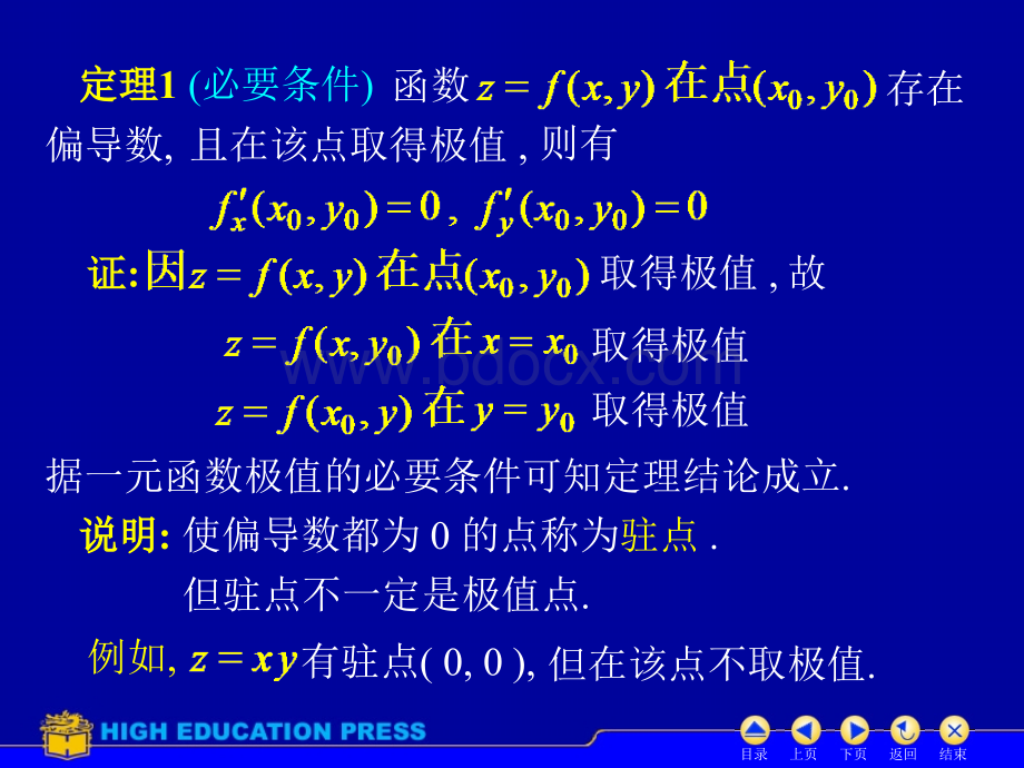 多元函数微分法应用-极值与最值PPT资料.ppt_第3页