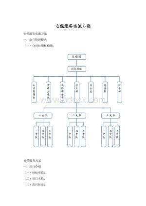 安保服务实施方案.docx