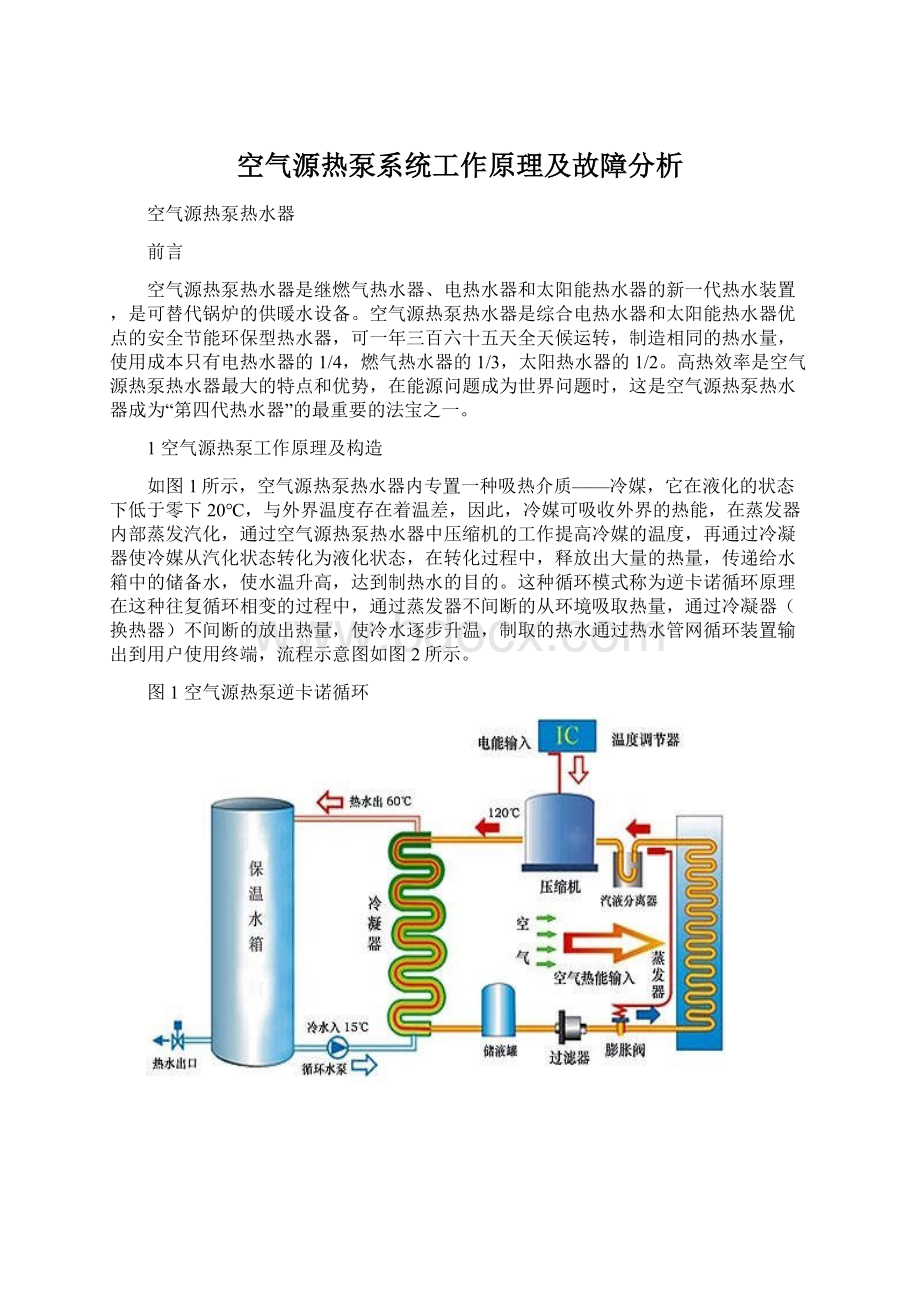 空气源热泵系统工作原理及故障分析.docx