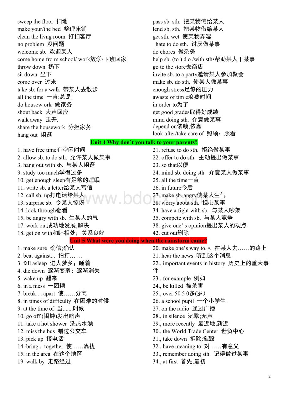 八年级下英语期末总复习.doc_第2页