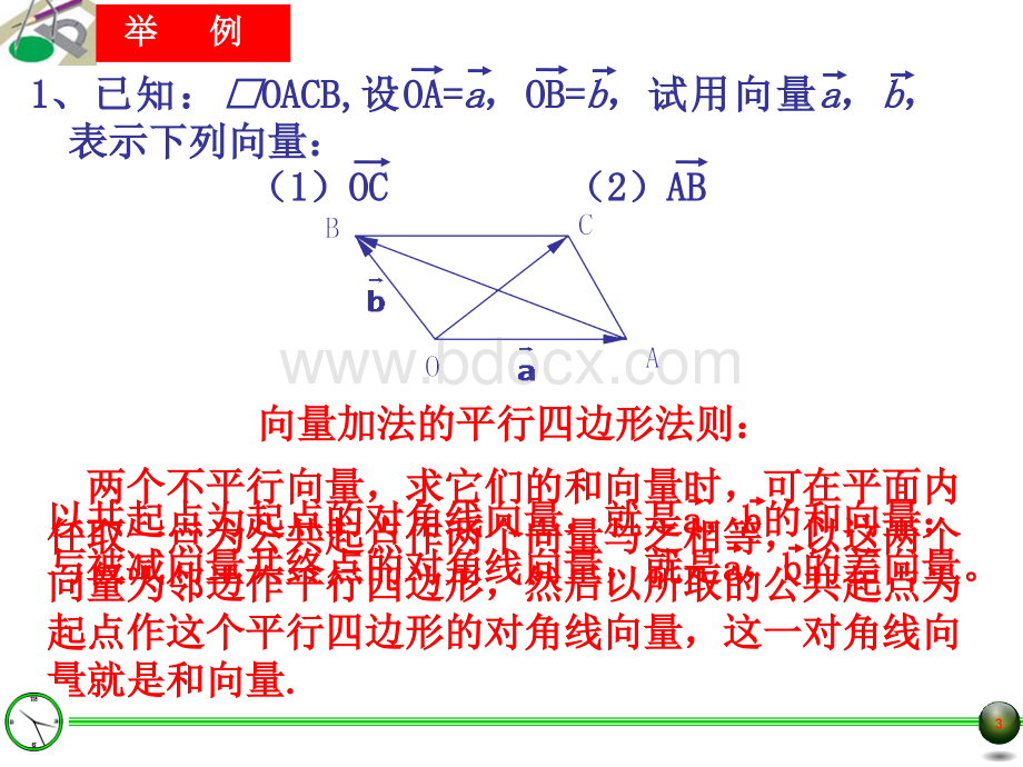 22.9平面向量的减法(二)PPT格式课件下载.ppt_第3页