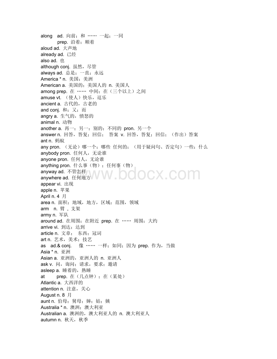 初中英语单词1600(全)Word下载.doc_第2页