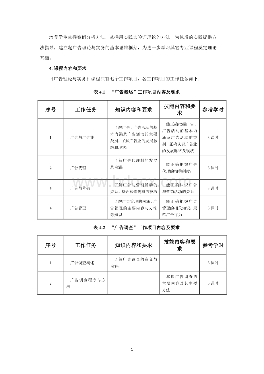 《广告策划》(广告实务)课程标准.docx_第2页