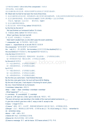 九年级英语unit12知识点.docx