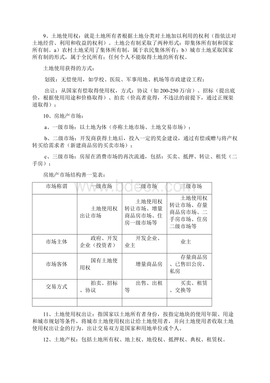 置业顾问房地产专业知识培训Word文档下载推荐.docx_第2页