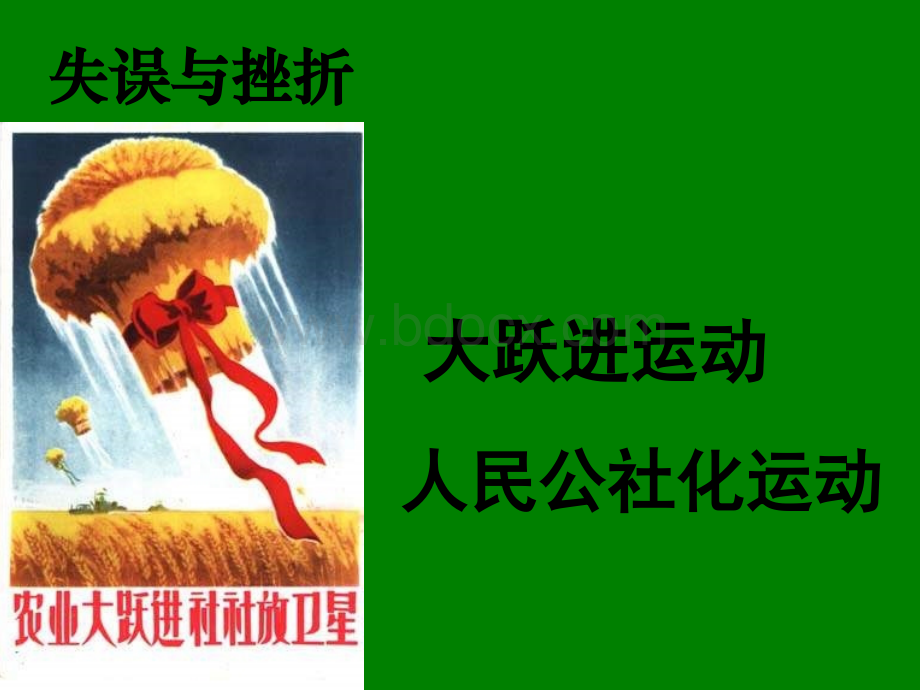 历史与社会：人教版九年级第六单元第一课第3框失误与挫折(共32张PPT).ppt_第2页