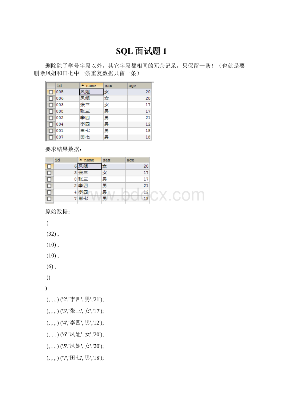 SQL面试题1.docx