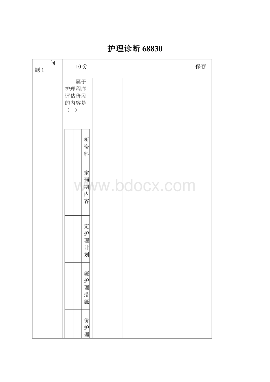 护理诊断68830Word文档下载推荐.docx_第1页